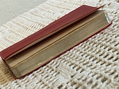 VTG RED PLASTIC COVER New Testament Bible ZONDERVAN Pocket Version KJV 4″X 2.75″