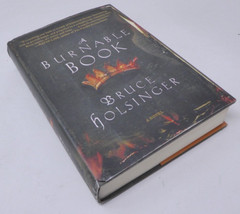 *SIGNED* A Burnable Book : A Novel by Bruce Holsinger (2014, Hardcover)