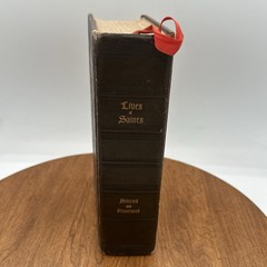 Vintage 1954 Lives of Saints Illustrated Hardcover John J. Crawley & Co.