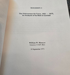USAF Southeast Asia Monograph Series Vol 1 and Vol 3