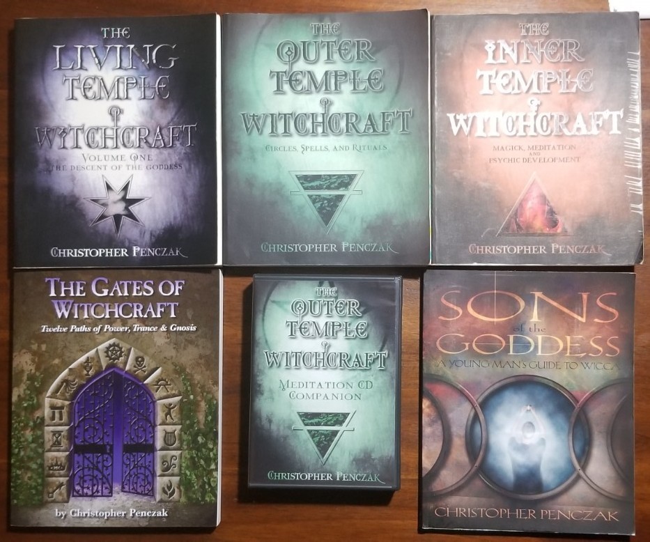 Lot Of 5 Books/4 CD Set Christopher Penczak The Living Temple Of Witchcraft Oute