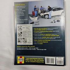 Haynes Repair Manual Mazda 626 & MX-6 Ford Probe 1993-2002 61042 Like New