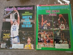 Lot of 8 Vintage DUKE BASKETBALL Sports Illustrated Magazines 1986-2006