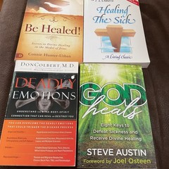 Religious Books On Healing Set Of 4 All Different Authors