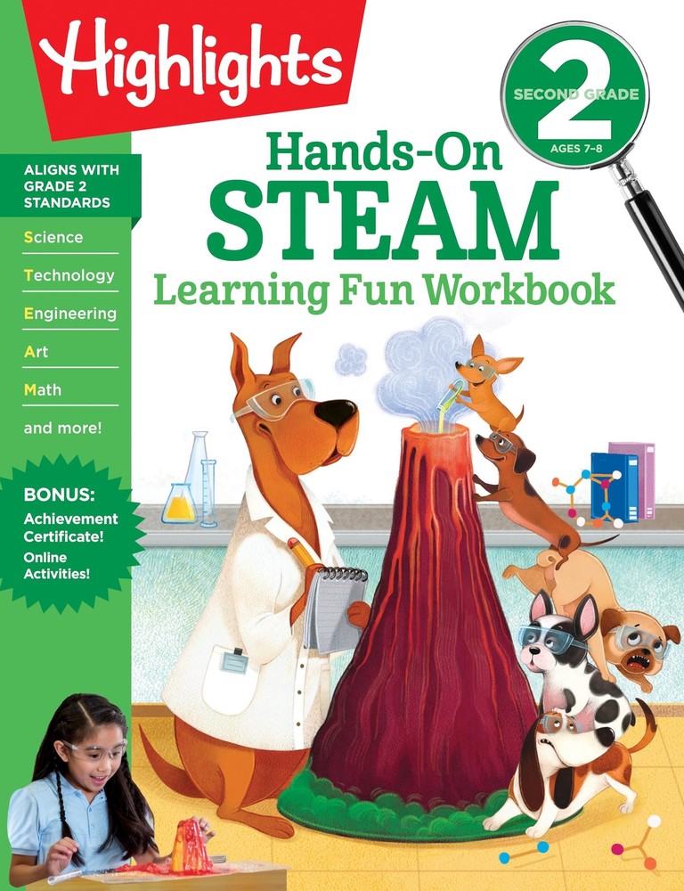 Second Grade Hands-On STEAM Learning Fun Workbook (Highlights Learning Fun W…
