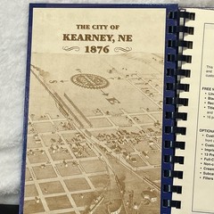 Kearney Nebraska Community Cookbook Hardback Historical Info 2010 Recipe Book