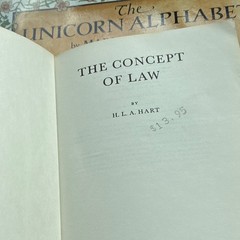H. L. A. Hart The Concept of Law Clarendon Law Series Oxford PB 1961 Reprint