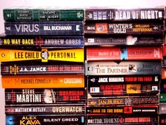 Lot 20 Mystery Thriller Action Fiction Paperback Book Random Pick Author Title