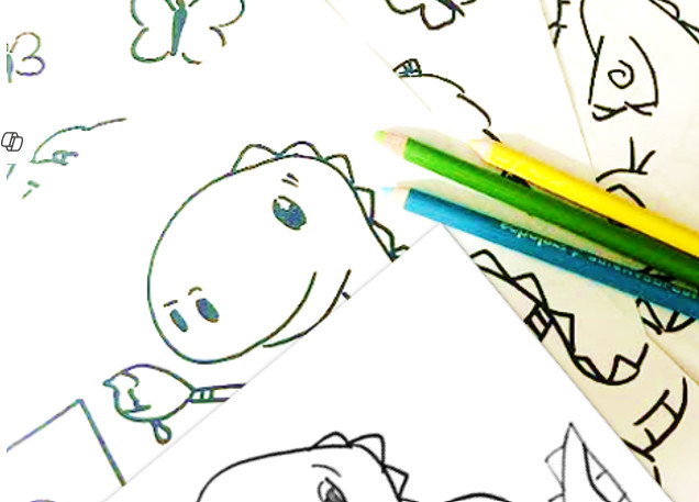 DIGITAL- 2025 Merrick B&W Children’s Dinosaur Coloring Book *PRINT REQ’D* 26 pgs
