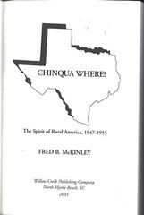 Inscribed Chinqua Where?-Rural America HB w/dj-Fred B. McKinley-228 pages-2003
