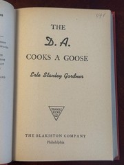 vtg 1940s lot 5 Earle S. Gardner D.A. COOKS A GOOSE detective PERRY MASON books