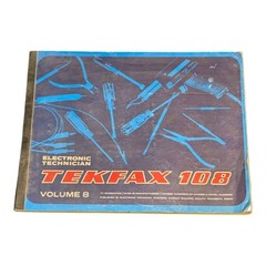 Tekfax 108 – Book of TV Schematics – Covers (16) Manufactures – 120 Pages