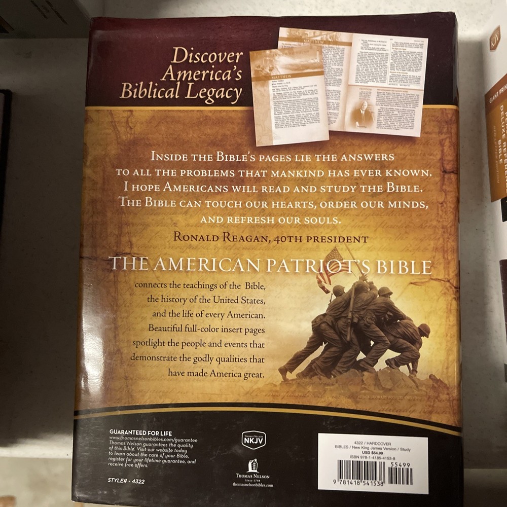 American Patriot’s Bible : The Word of God… Shaping of America (Hardcover)