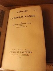 Rambles in Catholic Lands by Michael Barrett, Hardcover, 1914