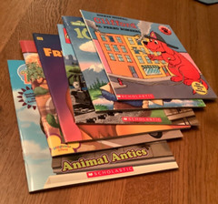 Boys Interest Clifford, Lego Paperback Picture Book Lot 6 Activities/Sticker EUC