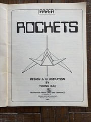 1983 VTG PAPER ROCKETS To Color Cut-Out & Fly TROUBADOR Press UNUSED COMPLETE