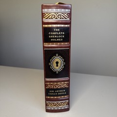 The Complete Sherlock Holmes by Sir Arthur Conan Doyle Leather Bound Hardcover