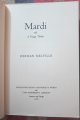 🐳 Vingage Lot (2) Writings Of Herman Melville Northwestern-Newberry~ Omoo/Mardi
