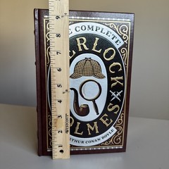 The Complete Sherlock Holmes by Sir Arthur Conan Doyle Leather Bound Hardcover