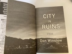 City in Ruins: A Novel by Don Winslow (2024, HC) 1st Printing w/Protective Cover
