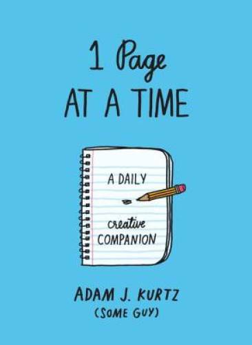 1 Page at a Time (Blue): A Daily Creative Companion – Paperback – GOOD