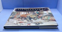 Dinotopia – A Land Apart from Time by James Gurney SIGNED with Print of Sketch