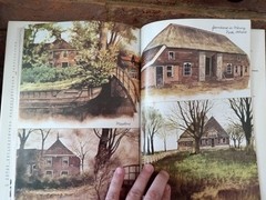 The Farm Book by Rien Poortvliet 1980 – 216 Color Illustrations –HC w/DJ VG Cond