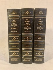 Morgagni SEATS & CAUSES OF DISEASES VOL 1 2 3 Classic of Medicine 1983 Near Mint