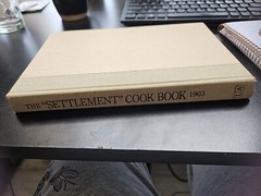 Settlement Cookbook 1903 Facsimile Hardback w/dustjacket. 190 pages Printed 1984