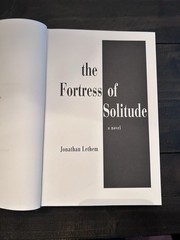 The Fortress of Solitude by Jonathan Lethem Paperback Book