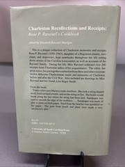 Charleston Recollections and Receipts, Rose P Ravenel’s Cookbook Vintage 1983 HC