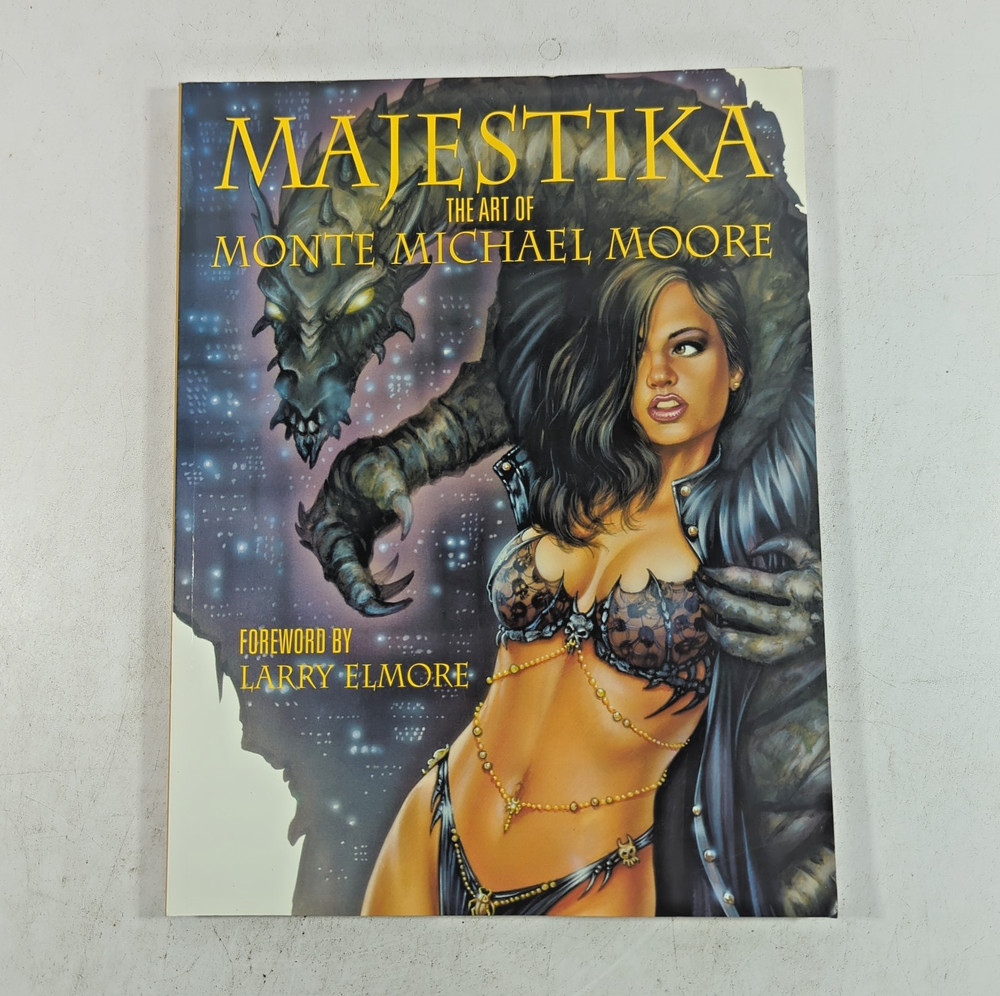 Majestika The Art of Monte Michael Moore Paperback Paper Tiger 2004 Art Book