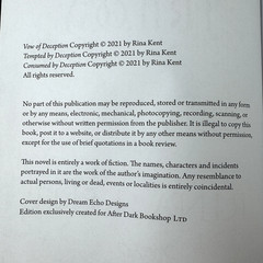 Rina Kent Deceptions Trilogy After Dark Bookshop Special Edition + Art Prints