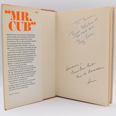 Mr. Cub by Ernie Banks and Jim Enright 1971 HC/DJ SIGNED by Authors