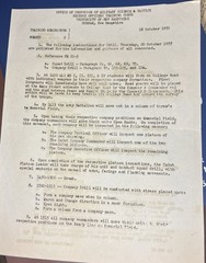 1955 ROTC Summer Camp Yearbook Fort Bragg, NC – w/ News Clippings, Training Memo