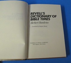 Revell’s Dictionary of Bible Times by Leif Stegeland 1979 HB translation rj