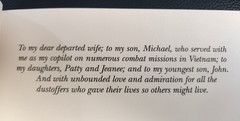 SIGNED „Dustoff,” by Michael J. Novosel, medevac hero in Vietnam Medal of Honor