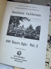 Lot of 2 Southern California 100 Years Ago: Vol. 1 & 2 Skip Whitson Sun Books PB
