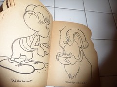 Cork Coloring Book,The Little People,1953(VINTAGE Softcover/Unused)
