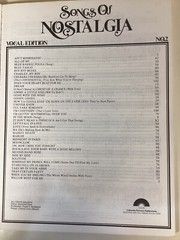 Songs Of Nostalgia Vocal Edition No 2 – Songbook 1978 – Sheet Music – 104 Pages