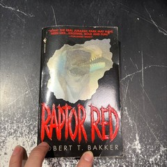 raptor red book, by robert t. bakker, 1995 Paperback