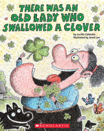 There Was an Old Lady Who Swallowed a Clover! – Paperback – VERY GOOD