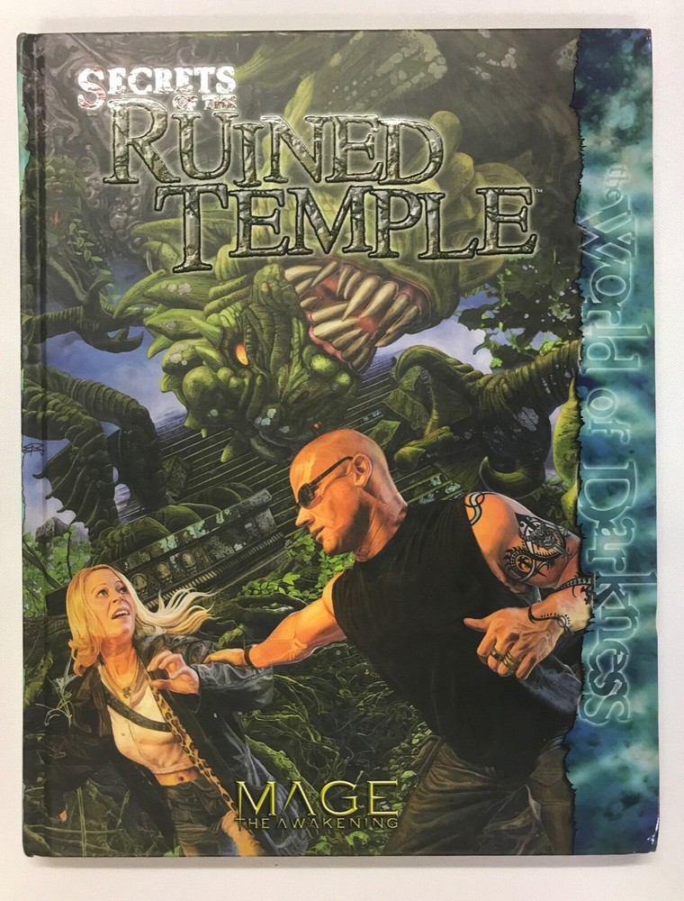 White Wolf 40310 Mage: The Awakening Secrets of the Ruined Temple Hardcover, VG+