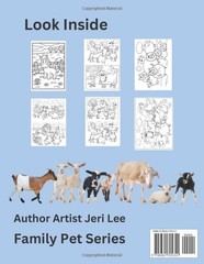 Farm Animals for Kids Coloring Book: Family Pets 108 Pages 8.5 x 11 for All Ages