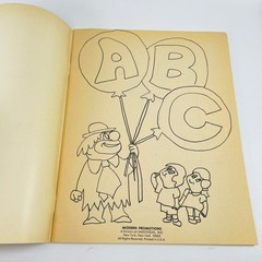 ABC Coloring Book Vintage 1970s Paperback Modern Promotions USA Uncolored
