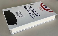 1984 & Animal Farm (2In1) by George Orwell Hardcover Book -NEW