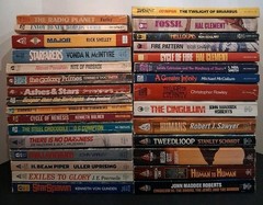 VTG Mixed Book Lot of 30 Fantasy Sci-fi: ACE Del Rey DAW Tor Publications *Good*