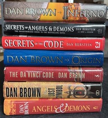 Complete Series Set ROBERT LANGDON 1-5 Dan Brown Lot 7 All Hardcover