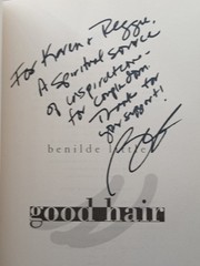 Autographed Book Good Hair Benile Little Hardcover First Edition Signed