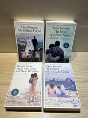 The Neapolitan Novels box set by Elena Ferrante(Europa Editions,trade paperback)
